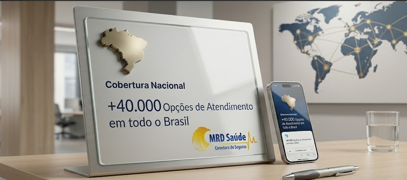 Cobertura Nacional - +40.000 opções de atendimento em todo o Brasil